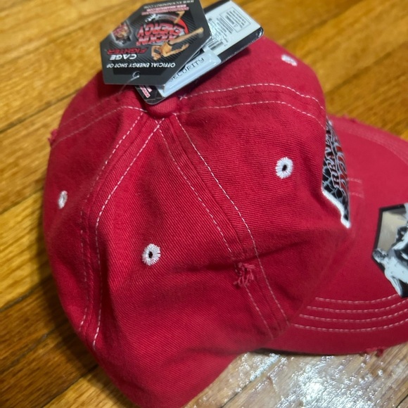 REAL MEN DON'T TAP - CAGE FIGHTER - DISTRESSED STYLE - SNAPBACK BALL CAP HAT! - Picture 6 of 6